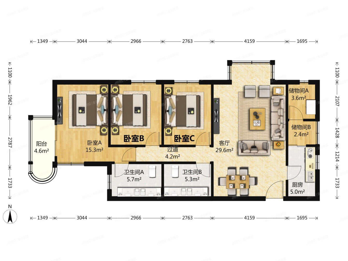 海淀区-万柳 泉宗路2号5号楼7层0868（光大家园）