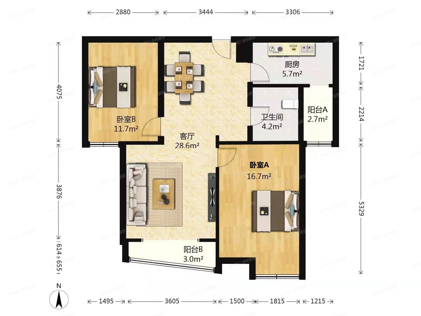 通州区 颐瑞东里140号楼15层1503（加州小镇）