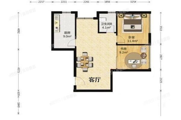 海淀区 马连洼竹园26号楼1层3单元1058（亿城西山华府龙园）