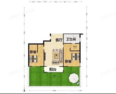 海淀区  马连洼竹园26号楼1层3单元1038（亿城西山华府龙园）