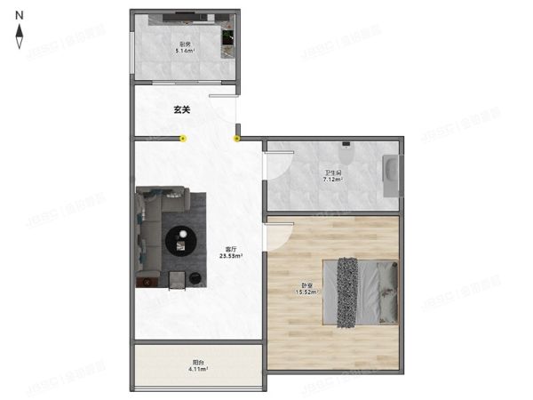 丰台区 韩庄子西里17号楼3层307