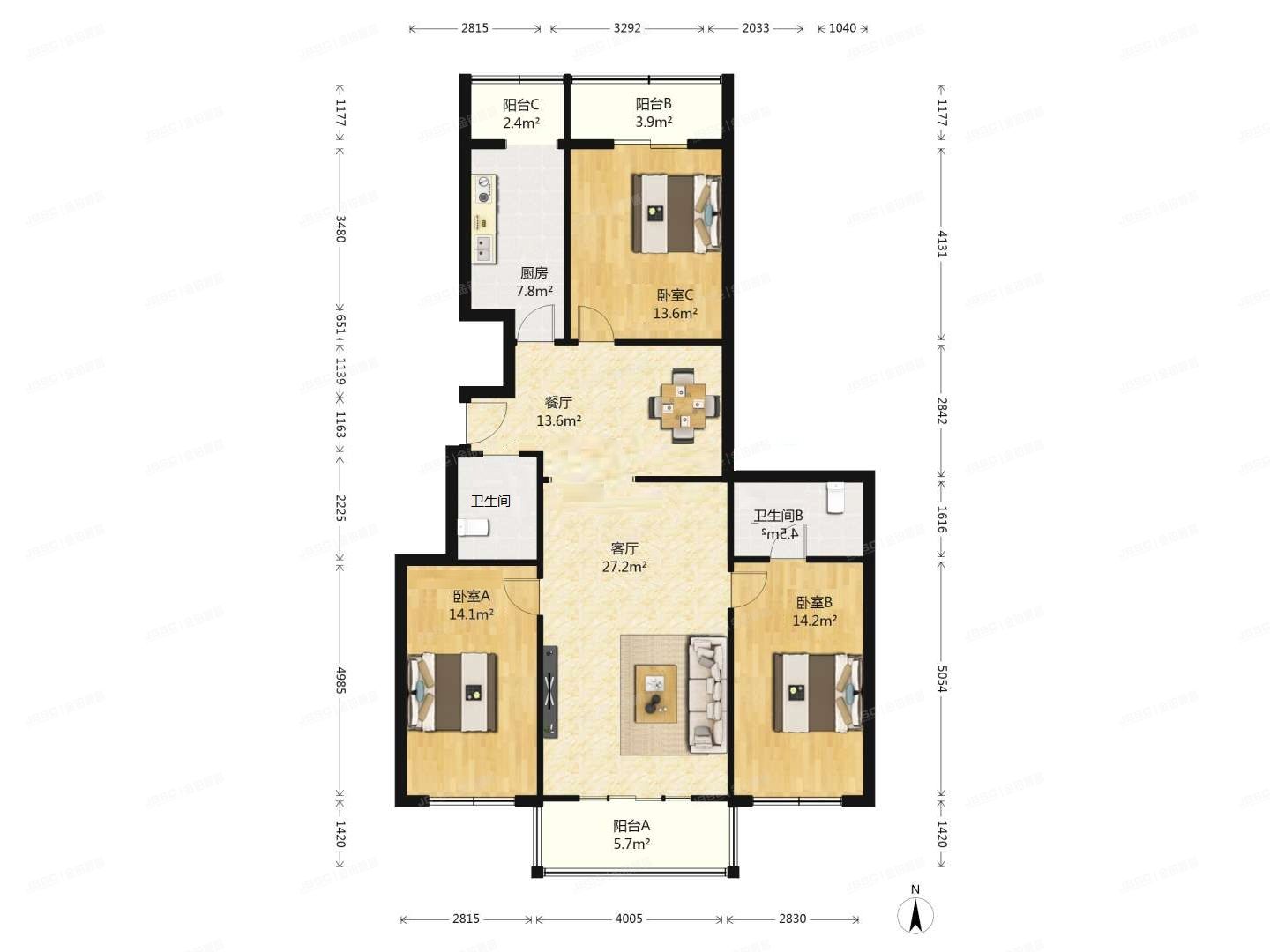 顺义区 胜利小区3号楼6层三单元601号（胜利小区）