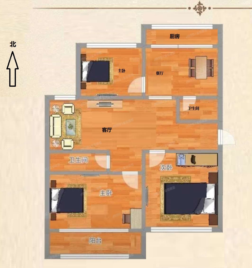 延庆区 泰安小区甲1号楼4层407