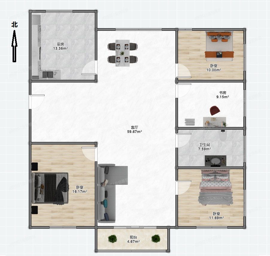 房山区   汇丰街4号院10号1层1单元101（世界名园）