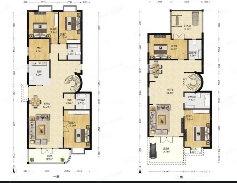 海淀区-万柳 万泉新新家园20号楼3单元4层401号（复式）