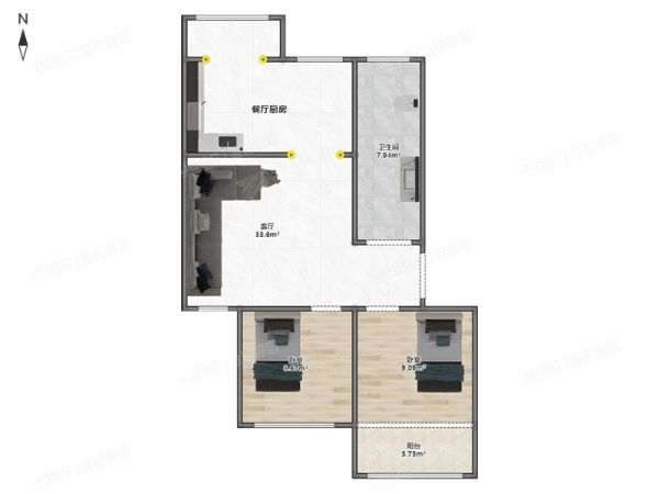 房山区-窦店 田家园二区七号楼四单元102