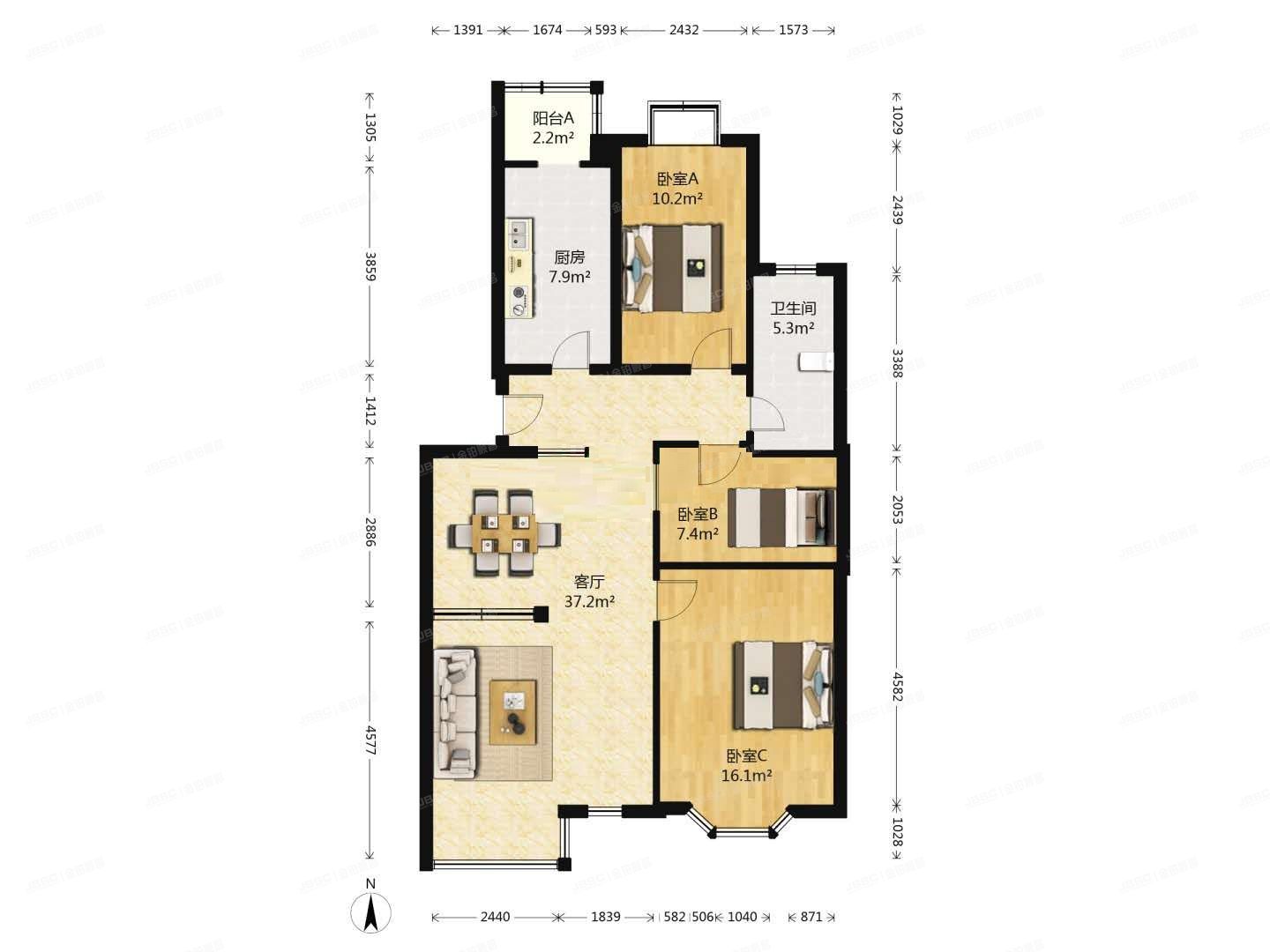 大兴区 宣颐家园Cl号楼4层2单元401号