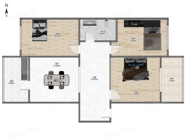 大兴区 新安里5号楼5层5-502