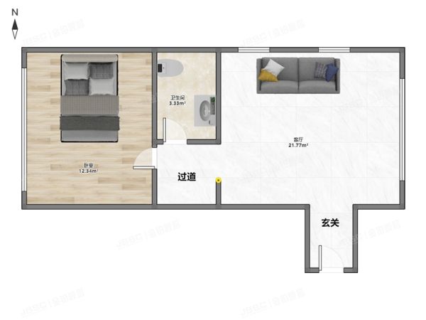 顺义区 北高路赵全营段20号院5号楼（首创公园城）