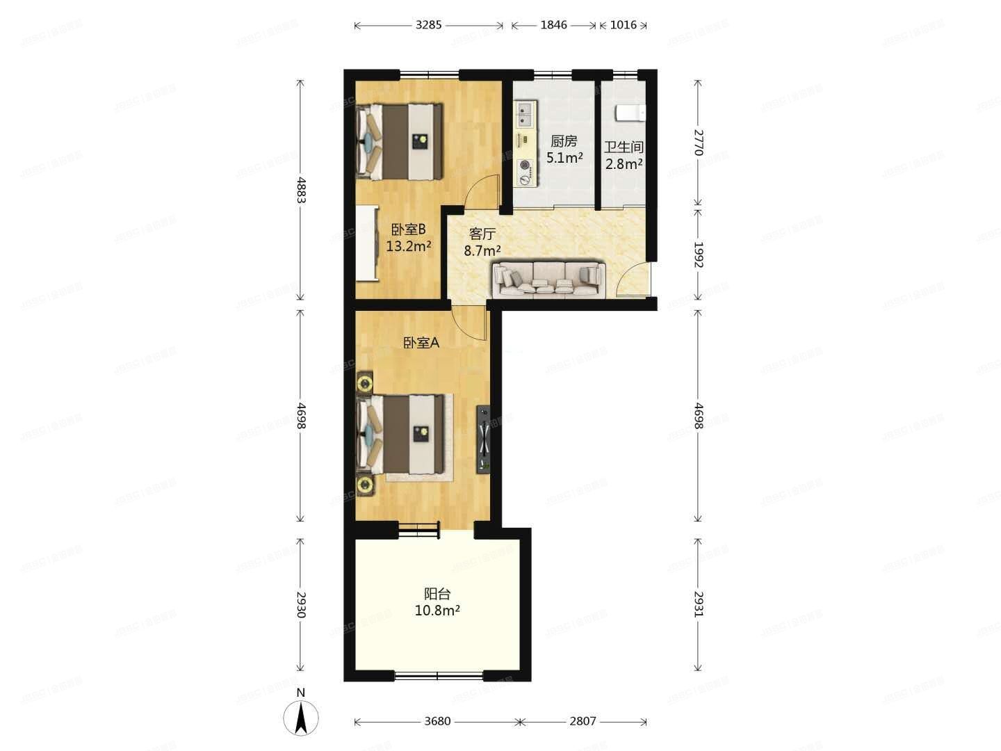 昌平区马池口镇昌土路南6号楼5层1单元503（桥梁厂小区）