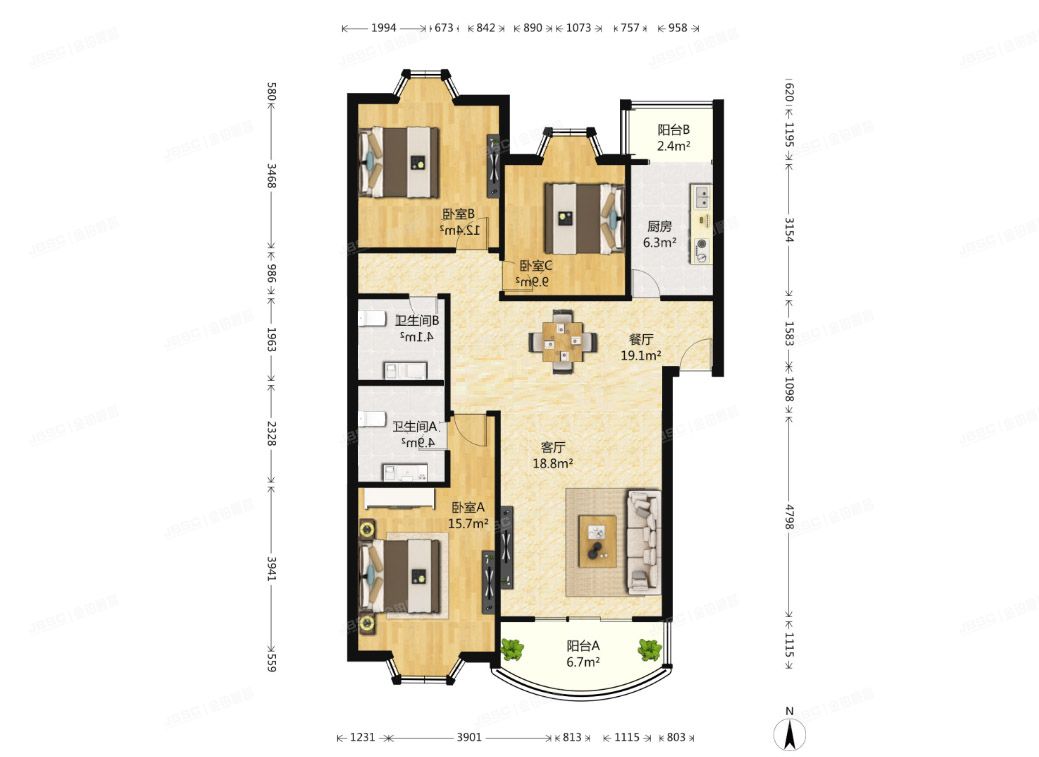 通州区 怡乐园一区35号楼5层551号（新华联家园南区）