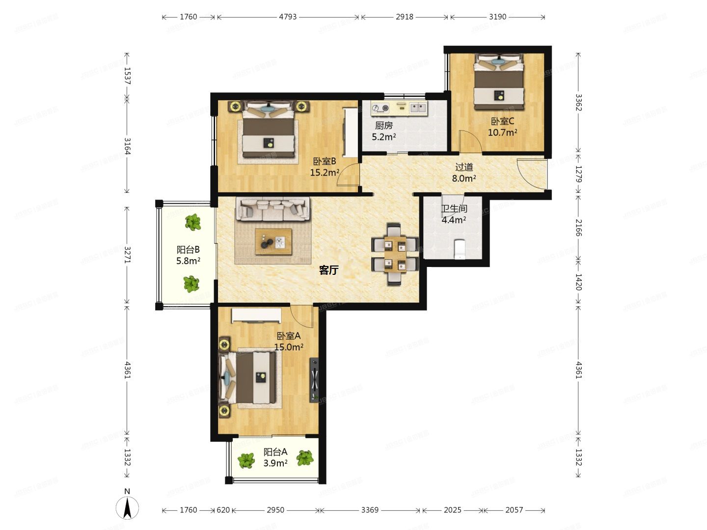 东城区 西革新里112号院2号楼16层1607号  经适房