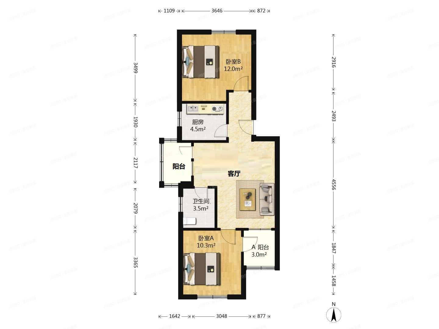 通州区 玉桥南里25号楼3层332号