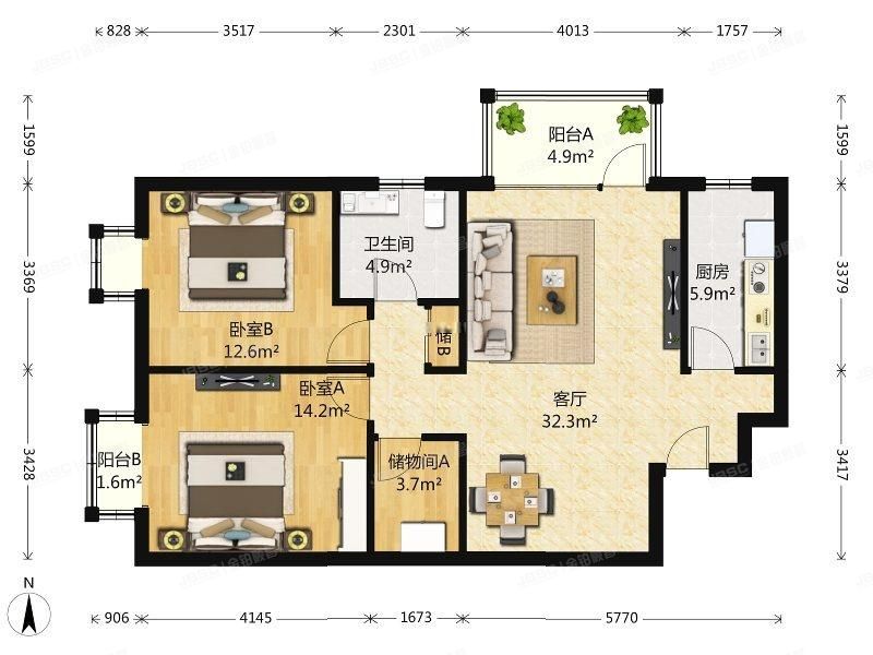 朝阳区 十里堡甲2号院1号楼7层1单元801号（首创爱这城）