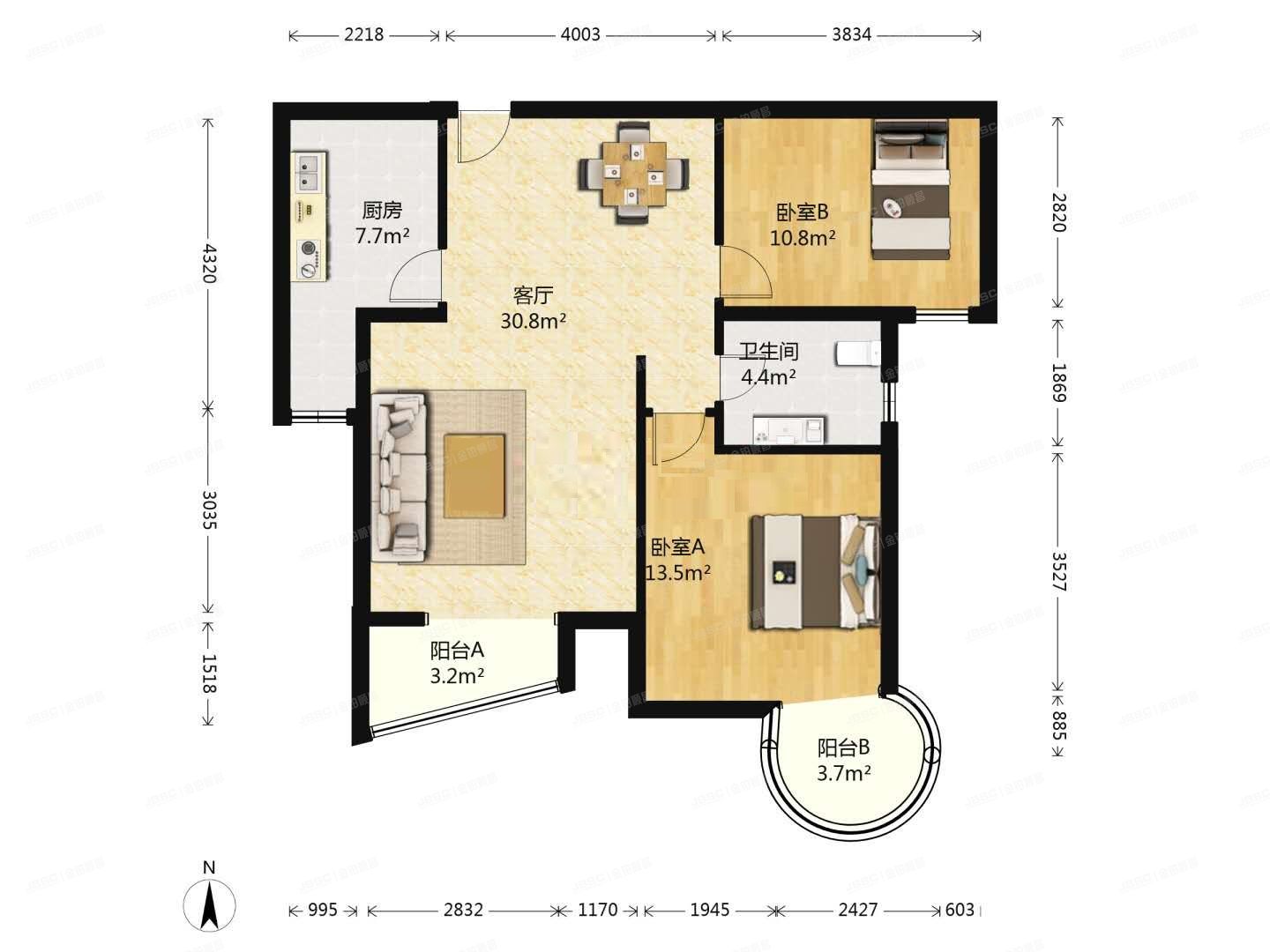 丰台区 丰桥路7号院5号楼28层2单元2802（三环新城）经适房