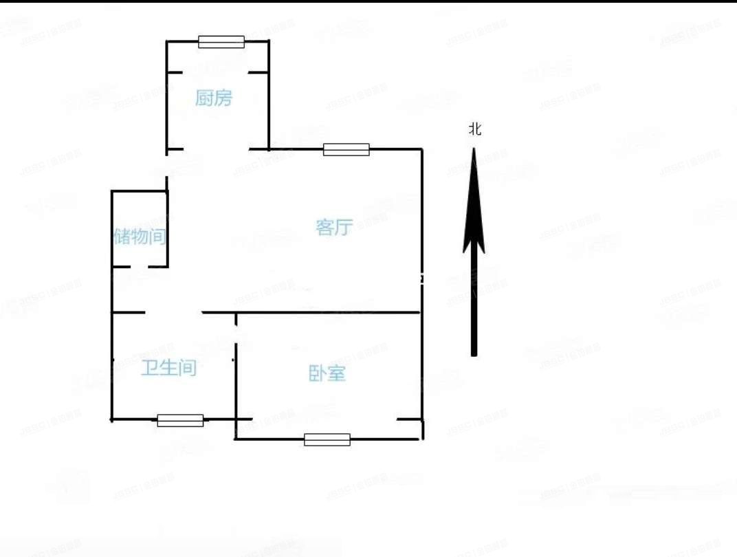 密云区 云秀花园牡丹园2幢3层1单元302室