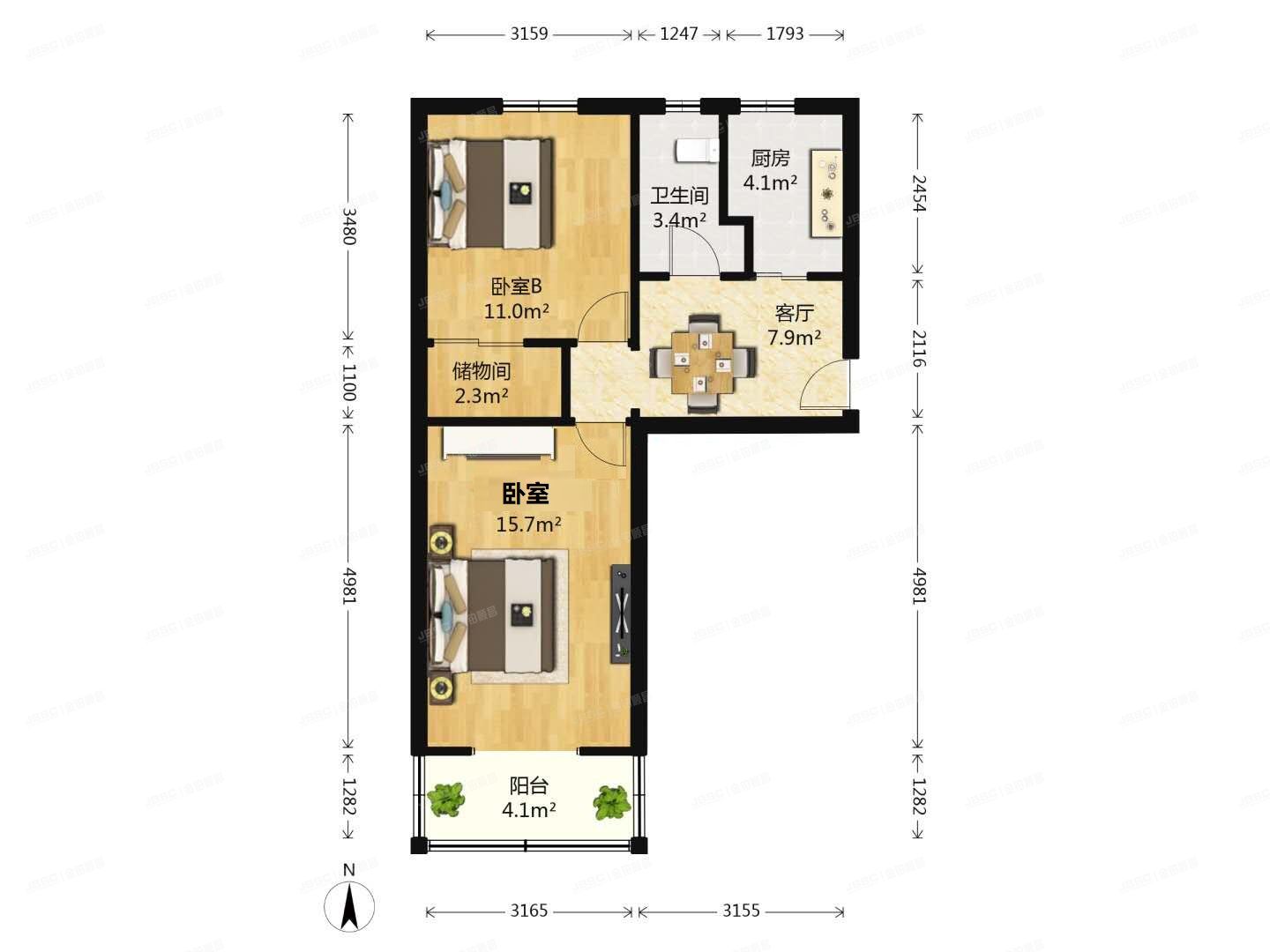 海淀区 北三环西路47号43号楼5层14（友谊社区）