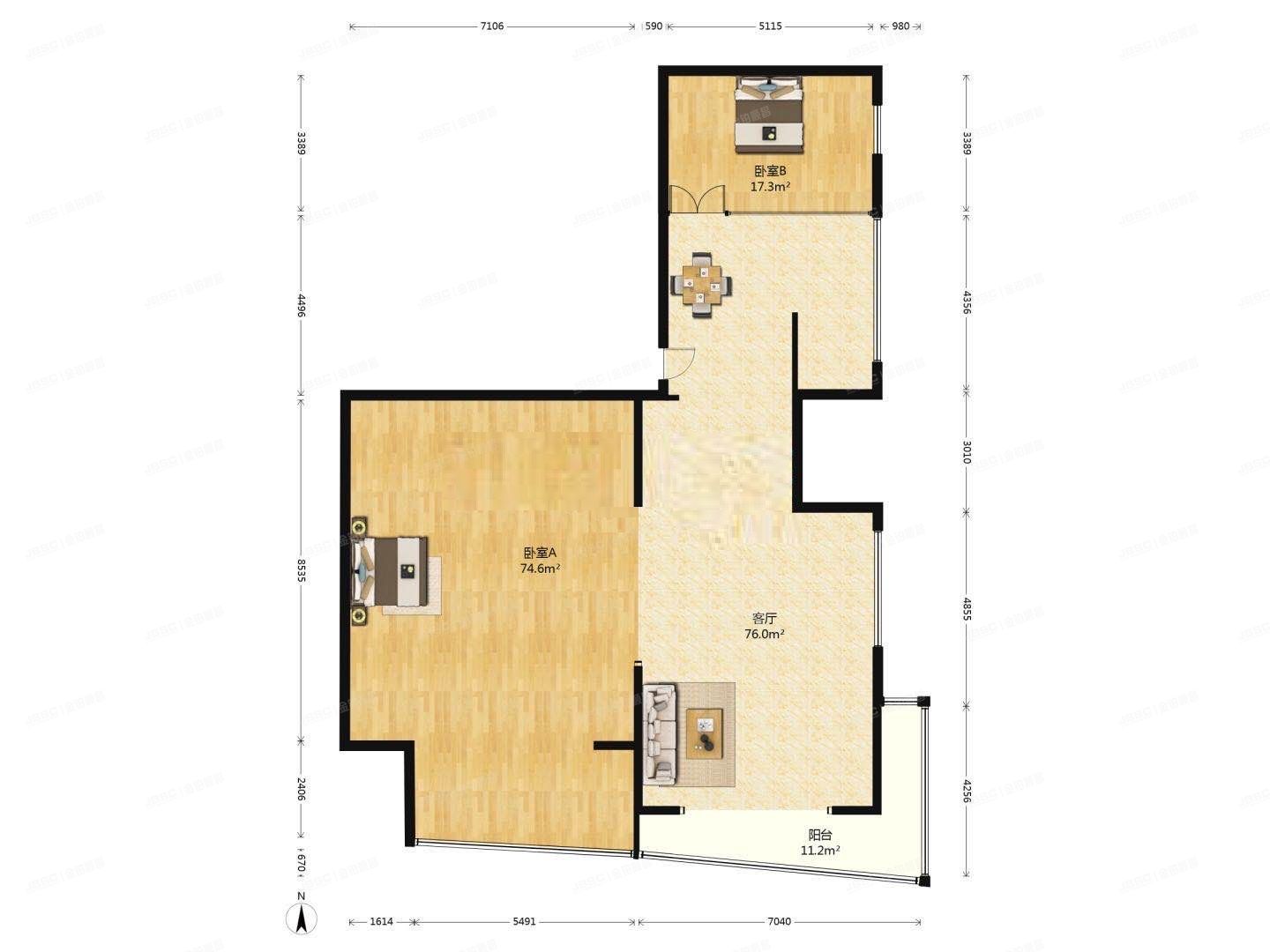 朝阳区 拂林路9号12层C单元1302（景龙国际）