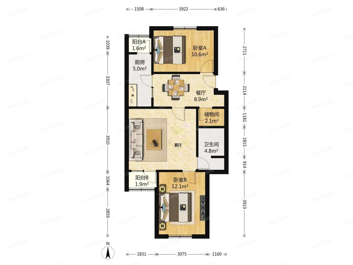顺义区 西辛南区60号楼4层1单元402