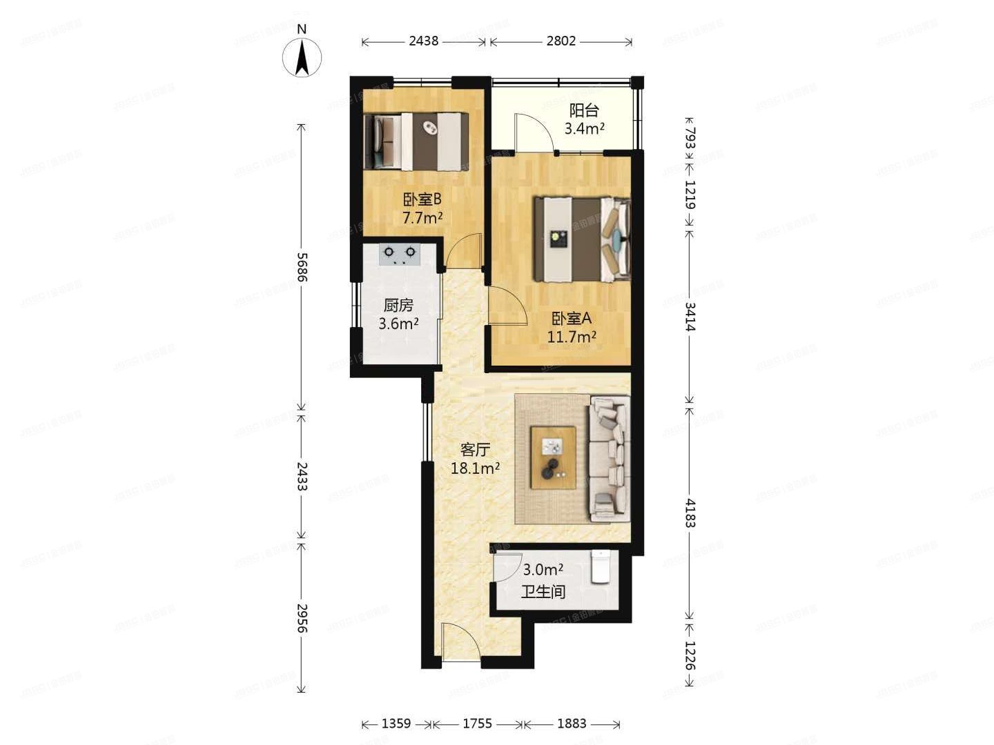 东城区 春秀路11号楼11层1105号（春秀路）
