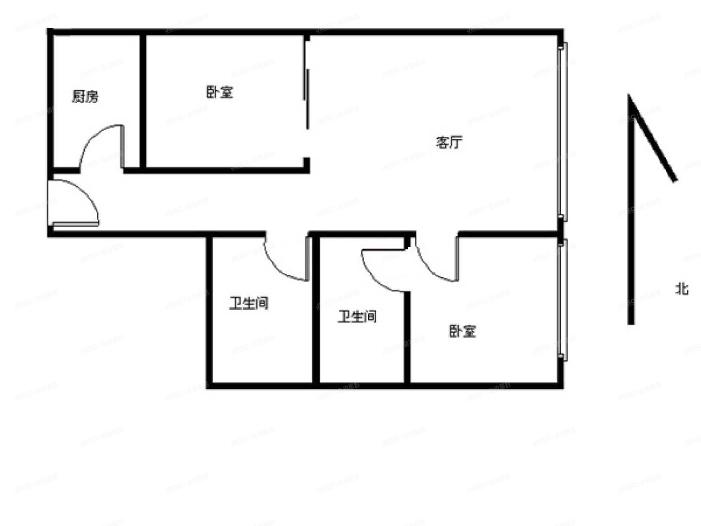 西城区 西直门南小街141号楼14层1402室+车位（西派国际公寓）