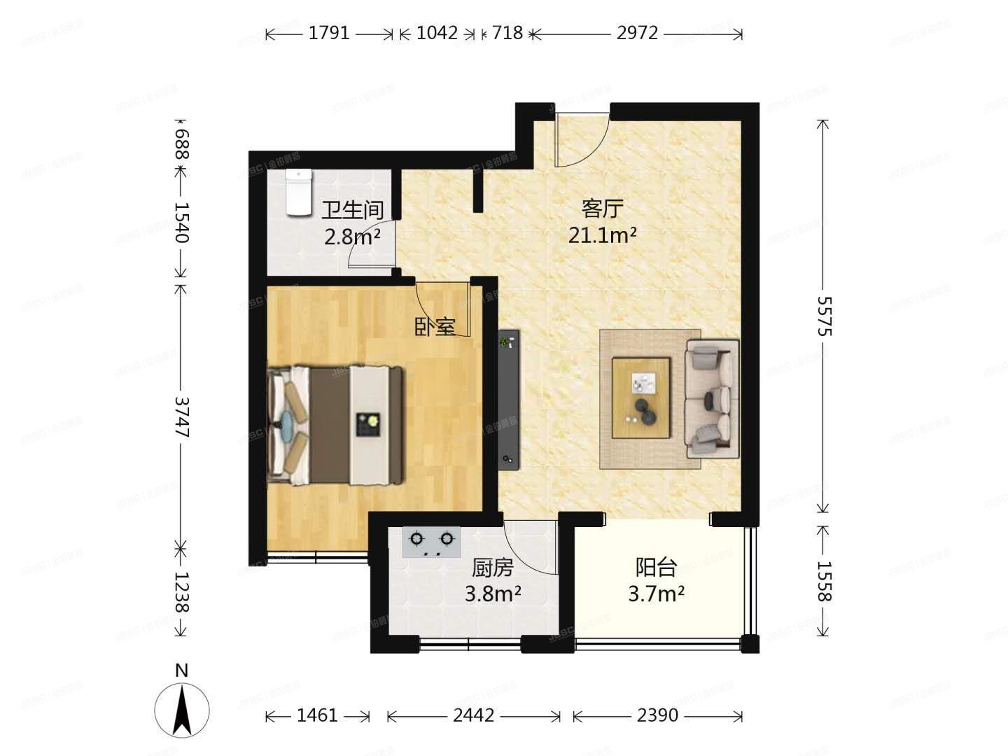 朝阳区 鸿博家园五区4号楼9层1单元902（江南山水）
