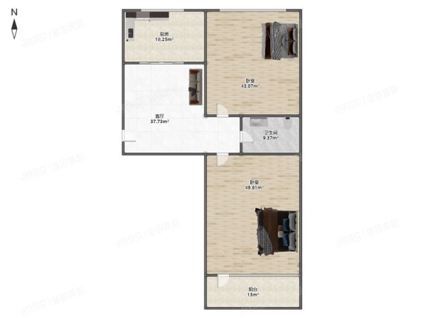 朝阳区 砖厂1号楼2层5门（砖厂胡同）