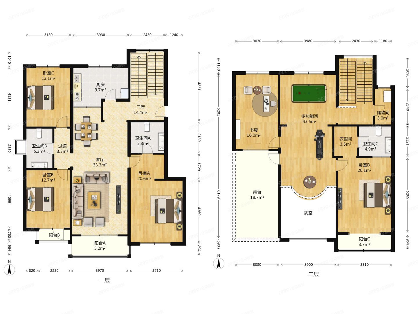 大兴区 康和园136号楼5至6层2单元502（原生墅）