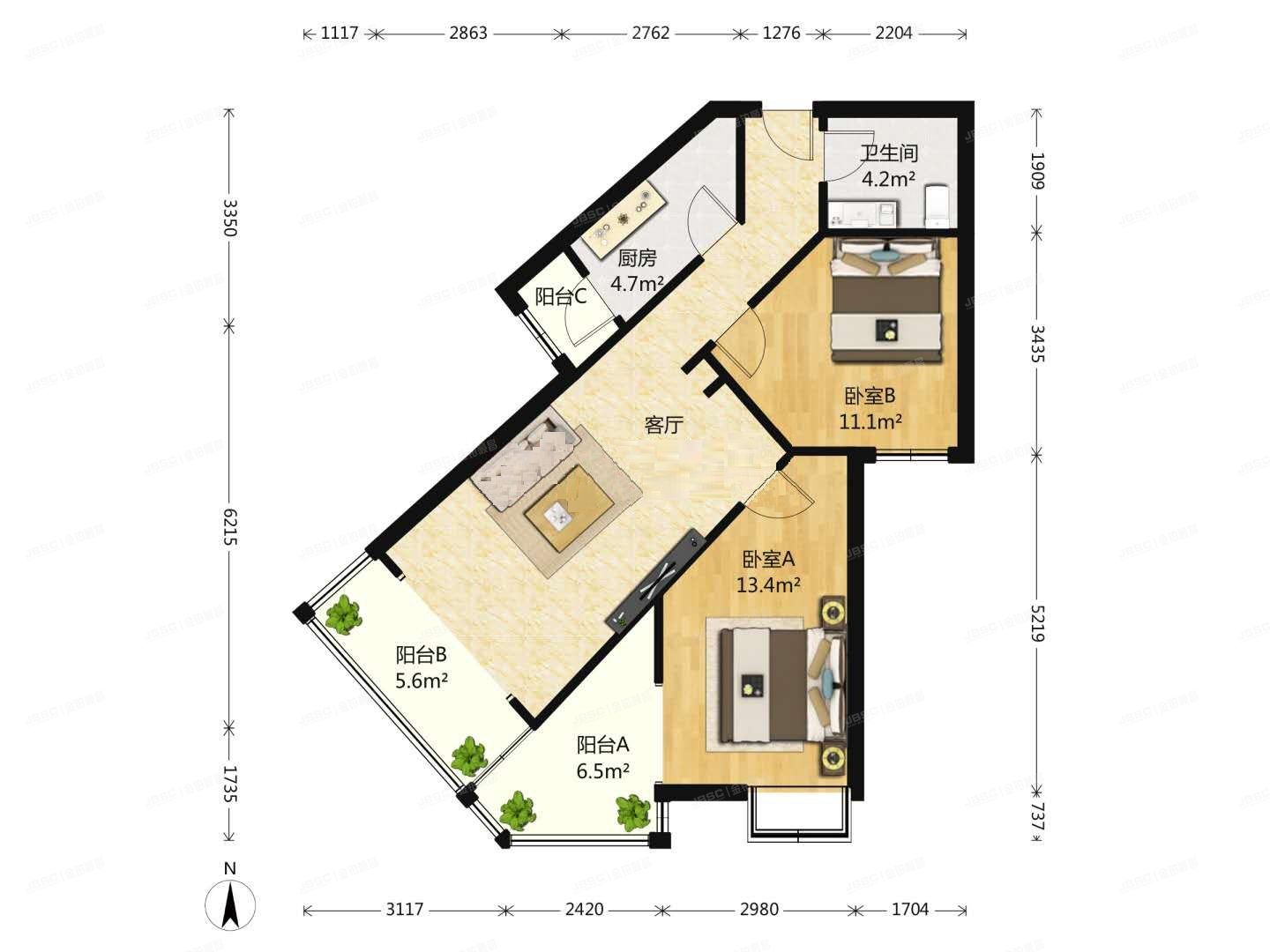 朝阳区 十里堡甲3号院18号楼18层1802室（东恒时代三期）
