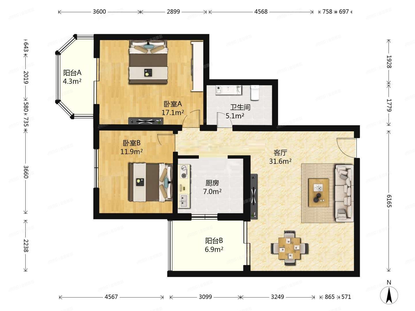 朝阳区 十里堡东里108号楼19层1902室（朝阳嘉园）