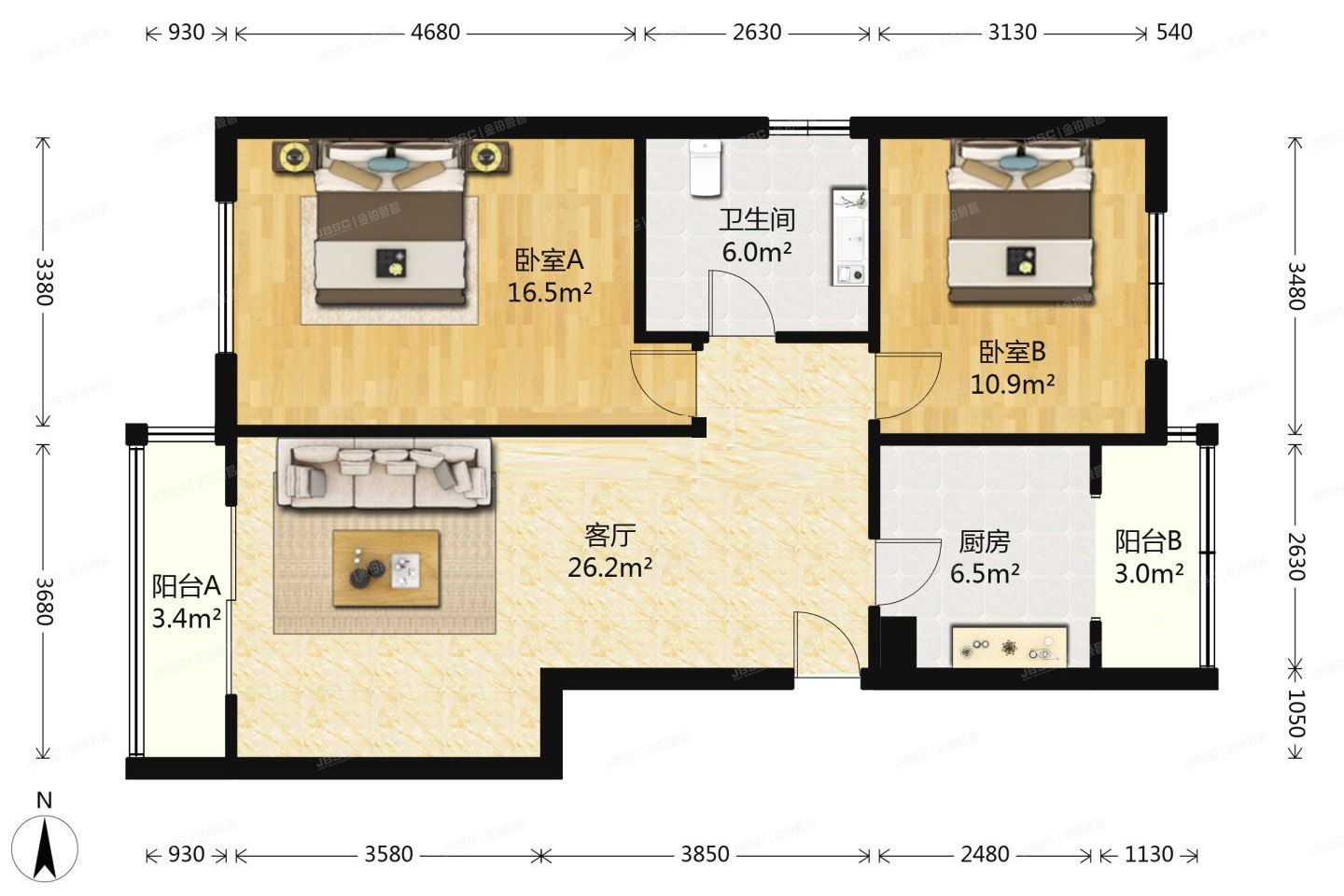 朝阳区 黄杉木店路188号院8号楼6层5单元702（阿曼寓所）