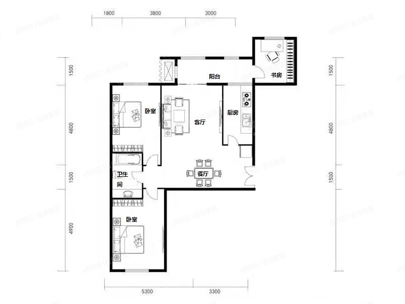 朝阳区 太阳宫火星园7号楼15层1单元1154号