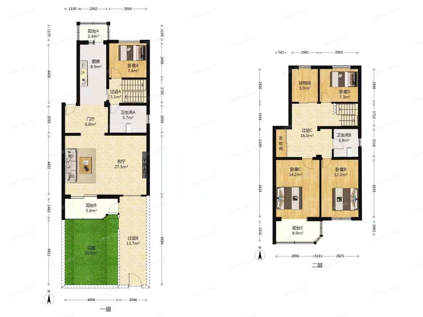 通州区 富河园8号楼411号及跃层