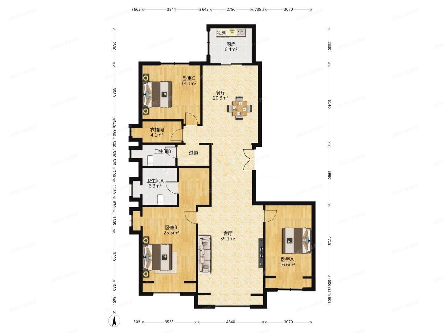 通州区 玉桥西里96号楼1层1单元101号（远洋东方公馆）