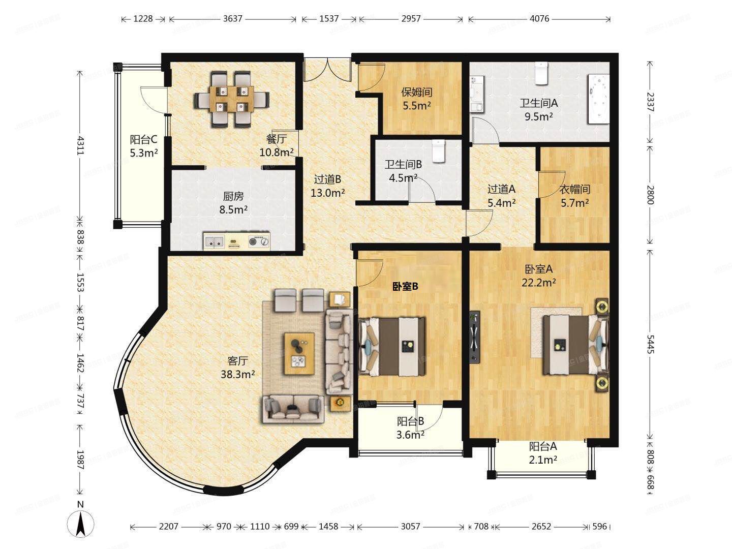 朝阳区 弘燕山水文园15号楼1503（山水文园东园）