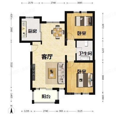 房山区-阎村镇 绿城百合公寓梦泉苑1号楼2单元301