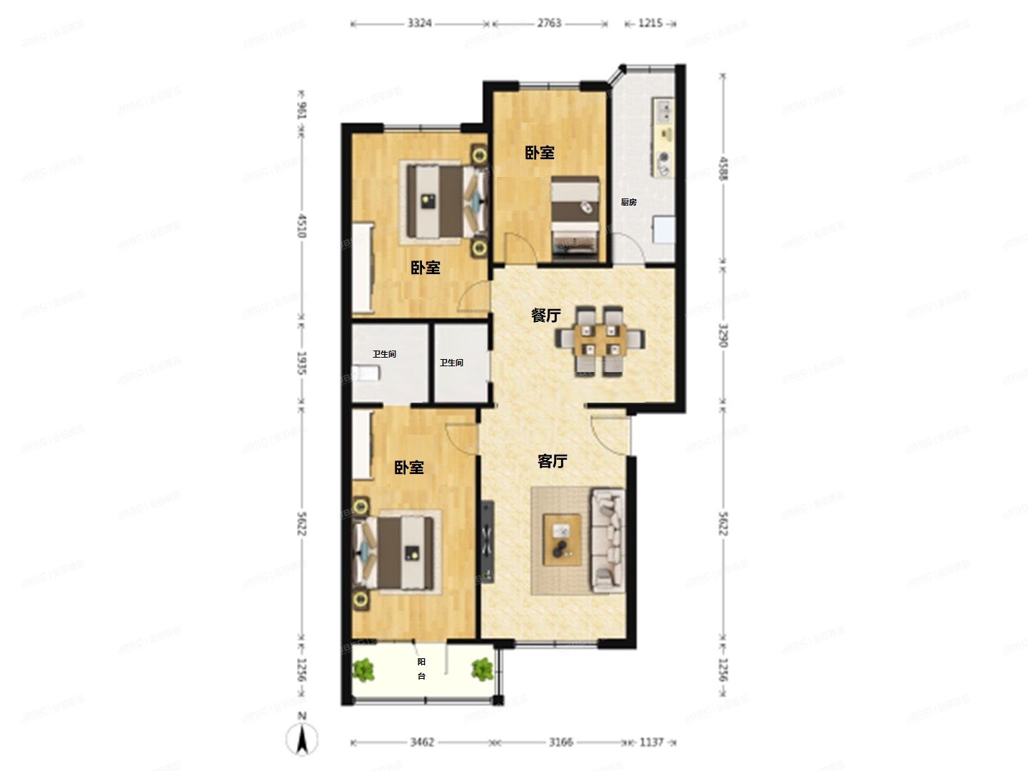 通州区 新城东里39号楼6层462号