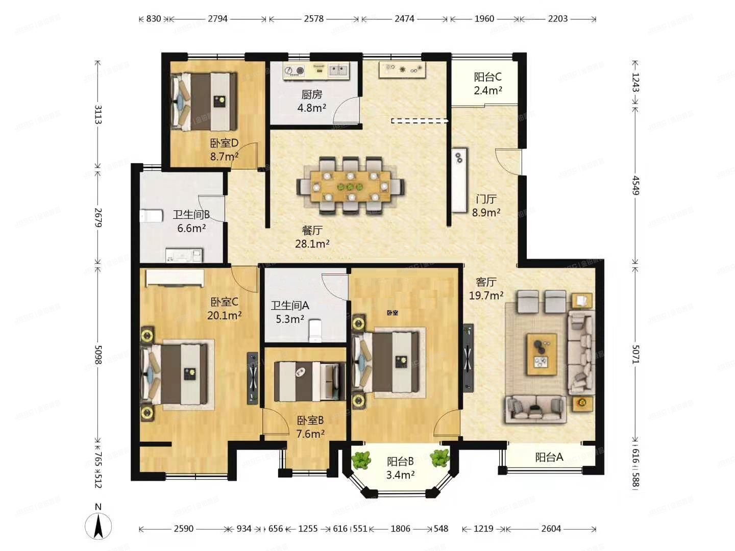 通州区 翠屏南里105号楼5层3单元602