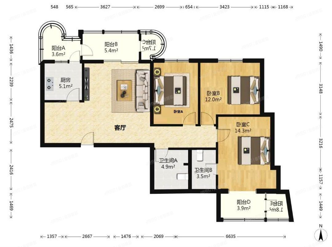 海淀区 莲花苑1号楼4单元2501（莲花小区）