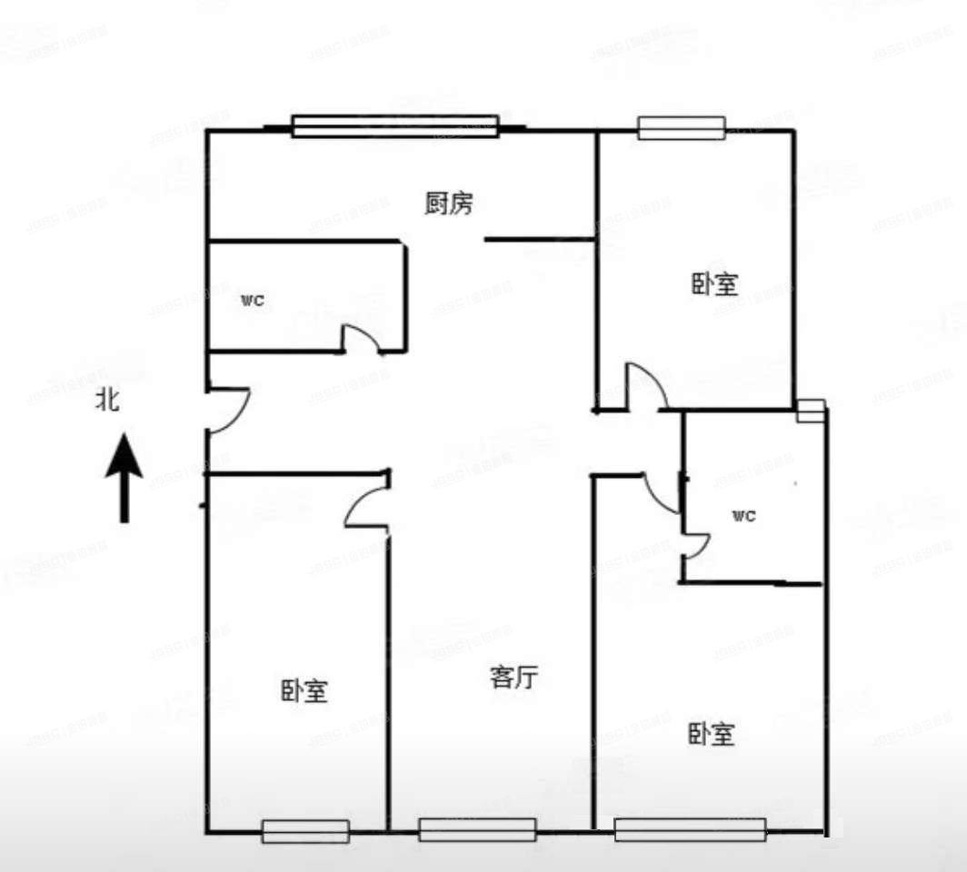 密云区 铁西路6号院11号楼10层1单元1002室（华远澜悦）