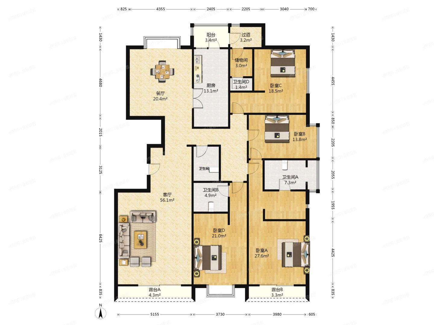 朝阳区 广渠门外大街5号院26号楼13层D261602（富力城D区）