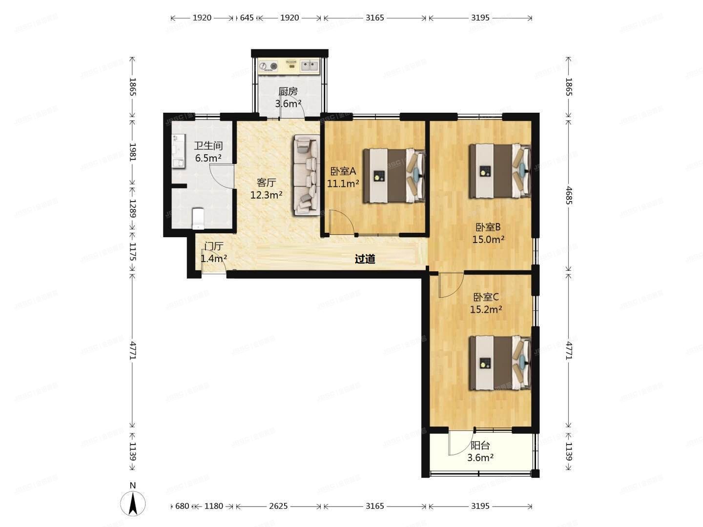 朝阳区 西坝河北里5号楼10层4