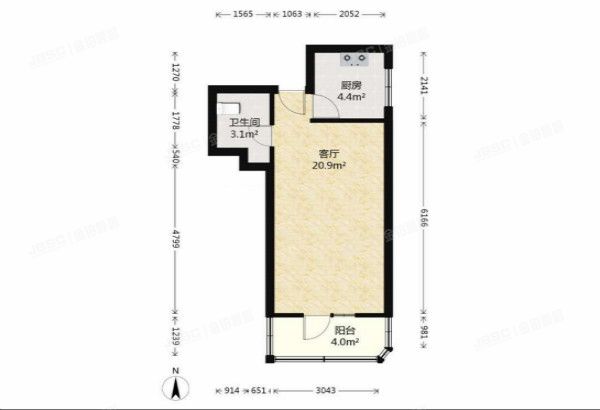 西城区 马连道中里一区6号楼2单元205号