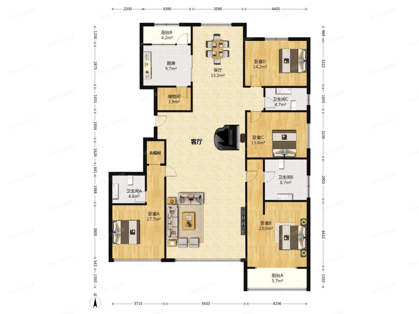 朝阳区  辛庄一街28号院8号楼11层1单元1201号（泛海国际居住区樱海园）