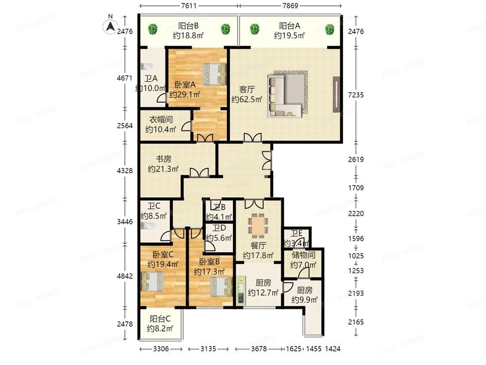 海淀区   玉渊潭南路11号院3号楼2单元6层601号（缘溪堂）