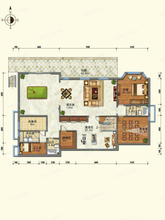 昌平区 定泗路88号1131幢-1至2层（北京壹号）别墅