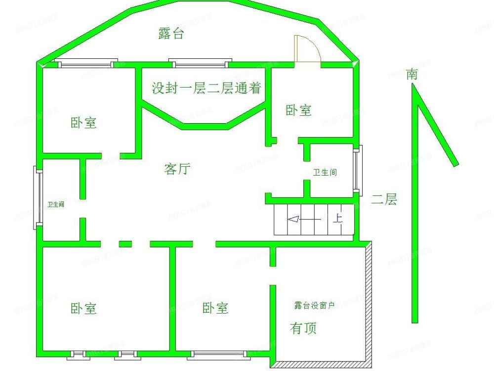 延庆区-张山营镇 龙聚山庄龙聚西北区16号1至2层 别墅