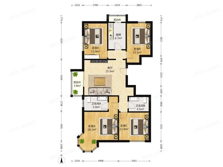 房山区-长阳镇 加州水郡158号9层4单元902（加州水郡三期）