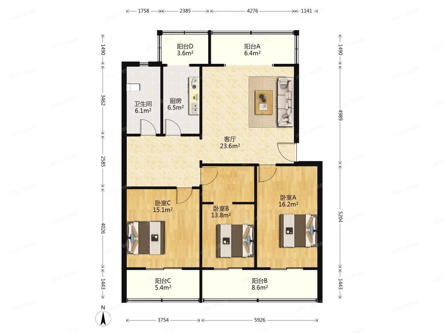 顺义区 东兴小区14号楼4层三单元402（东兴第一社区）