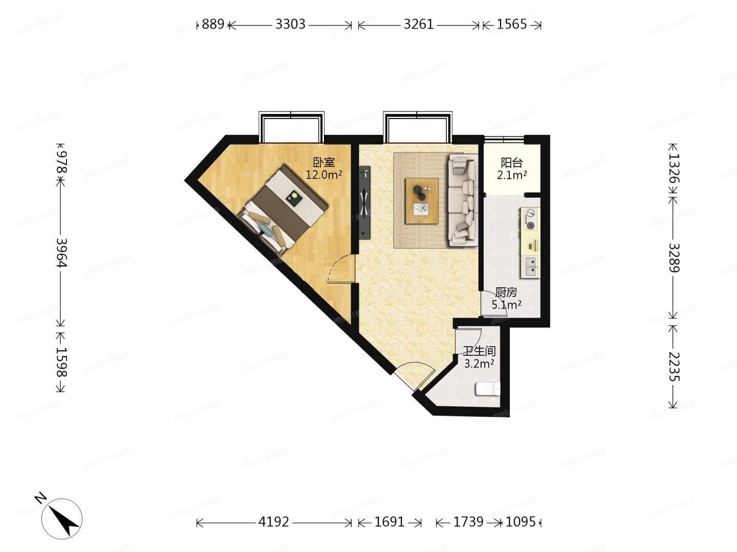 通州区 云景东里26号楼6层二单元0603号（泉蔷佳苑）